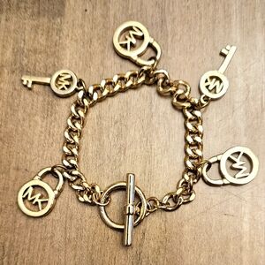 Michael Kors Gold Charm Bracelet
